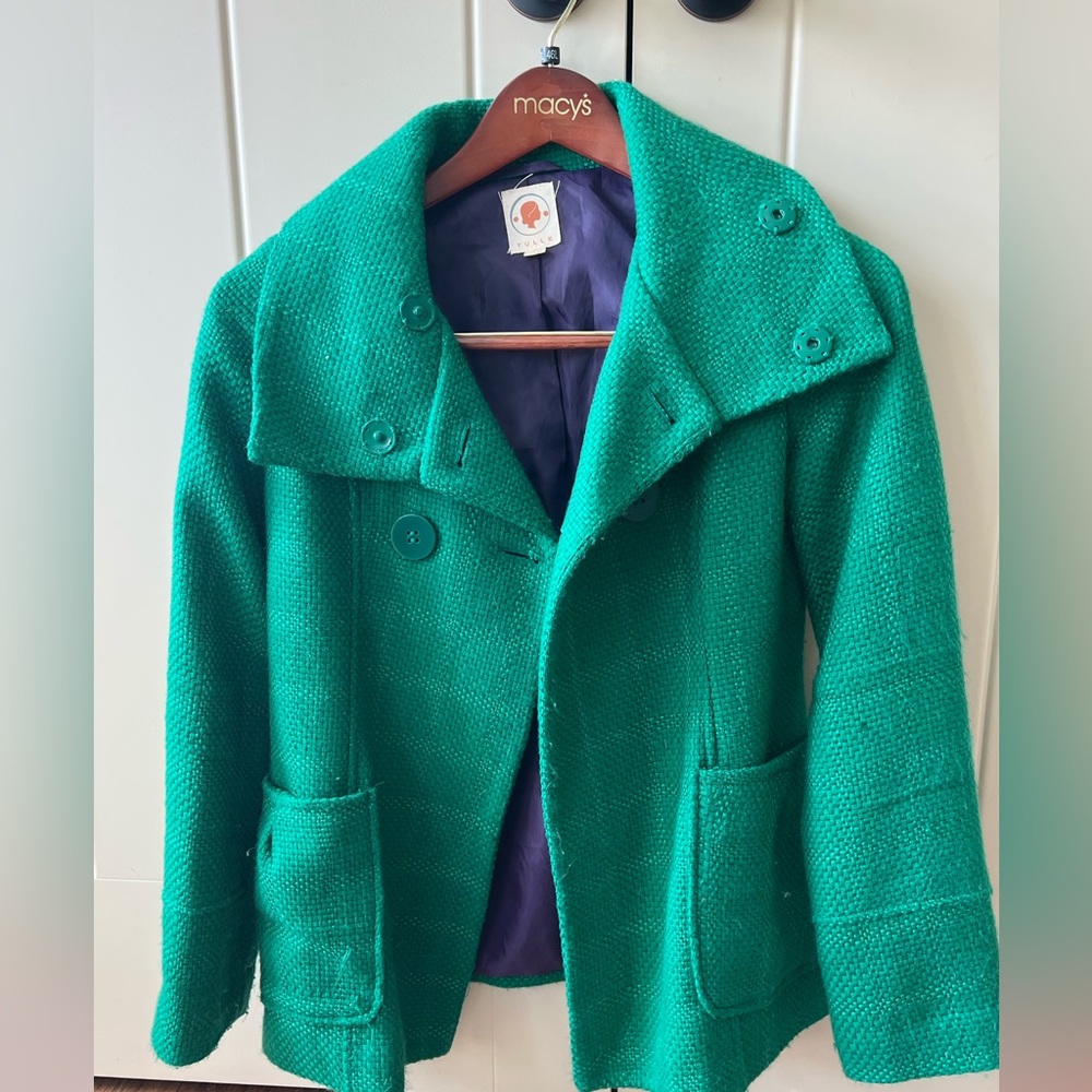 Britt inspired pea coat swing coat  XS light like new clean no smells